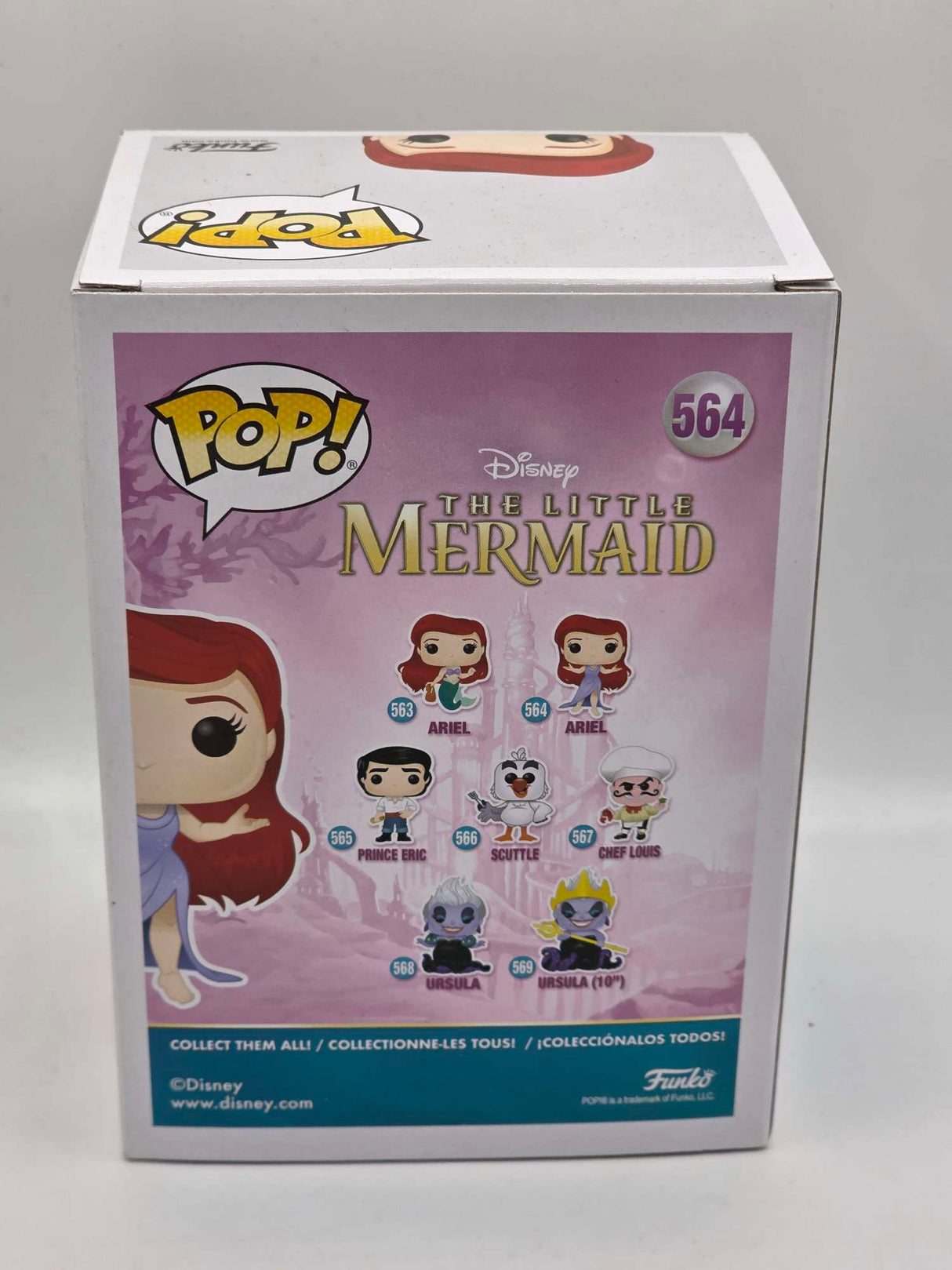 Damaged Box | ARIEL IN PURPLE DRESS | The Little Mermaid | Funko Pop Disney #564