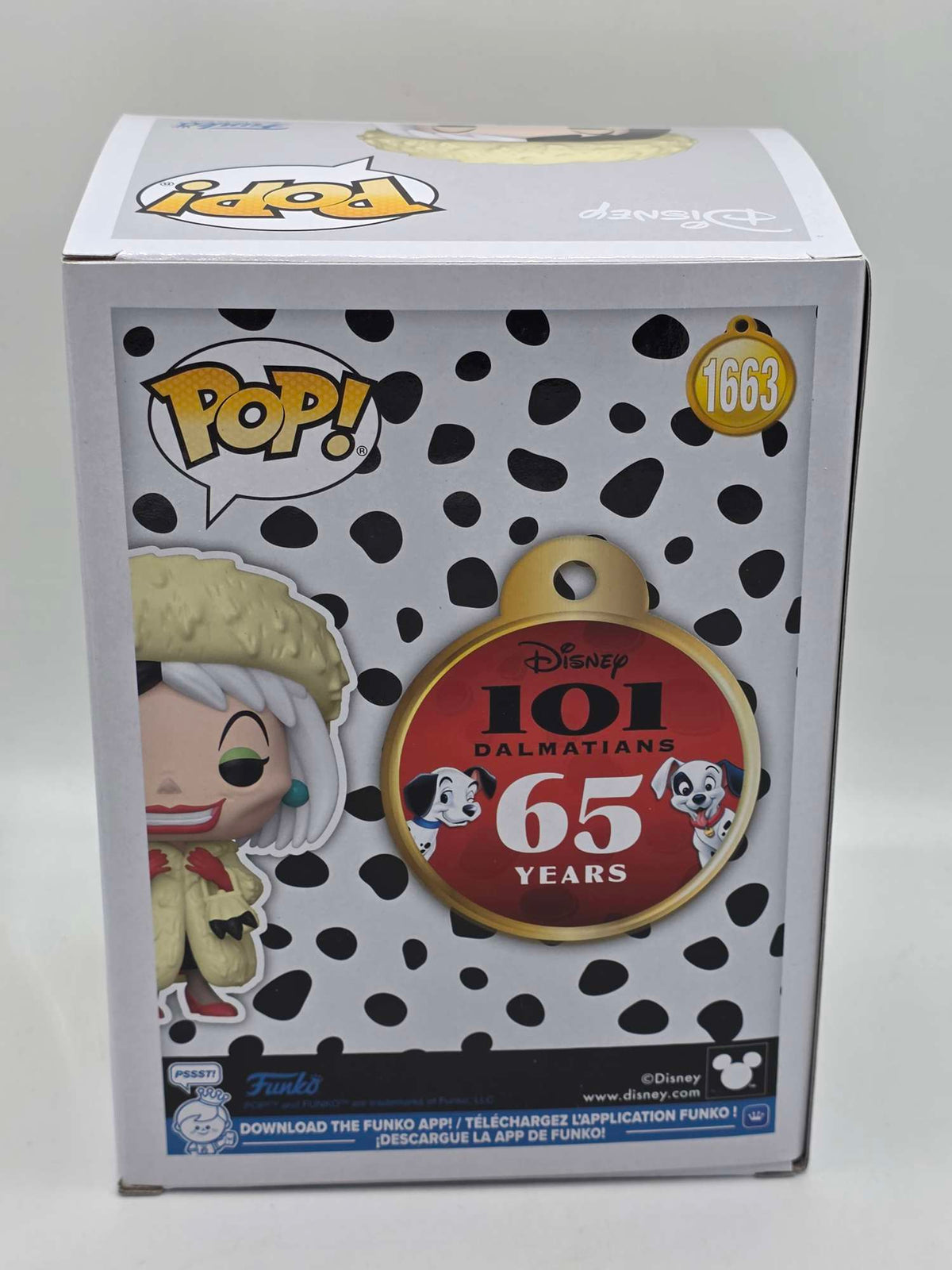 CRUELLA DE VIL | 101 DALMATIANS | Funko Disney #1663