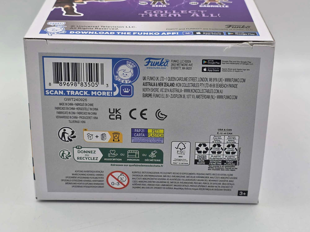 Damaged Box | XENA WITH SPEAR | Funko Pop Television | Xena Warrior Princess #1665