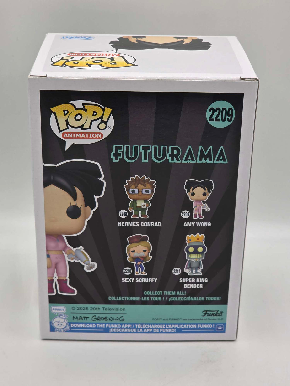 Funko Pop! Animation Futurama AMY WONG #2209