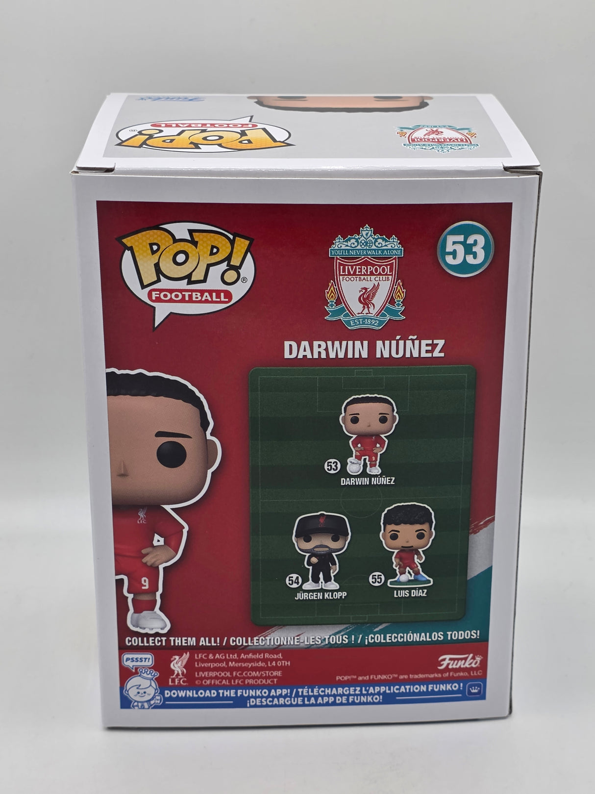 DARWIN NUNEZ | Liverpool | Funko Pop Football #53