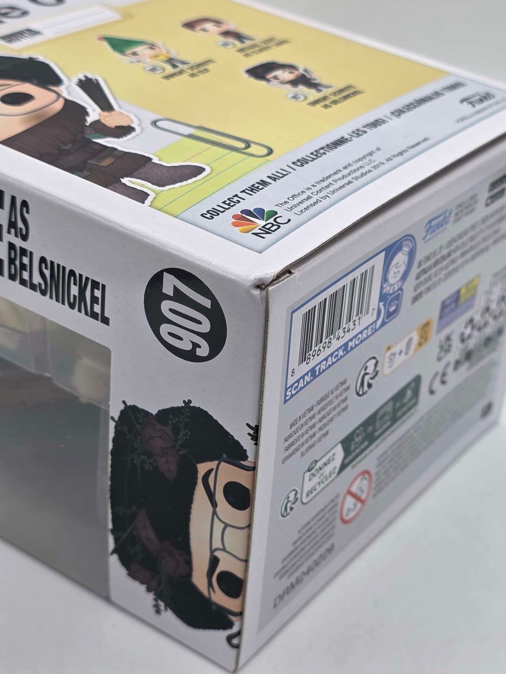 Slight Damaged Box | DWIGHT SCHRUTE (BELSNICKEL)  | The Office | Funko Pop Television #907
