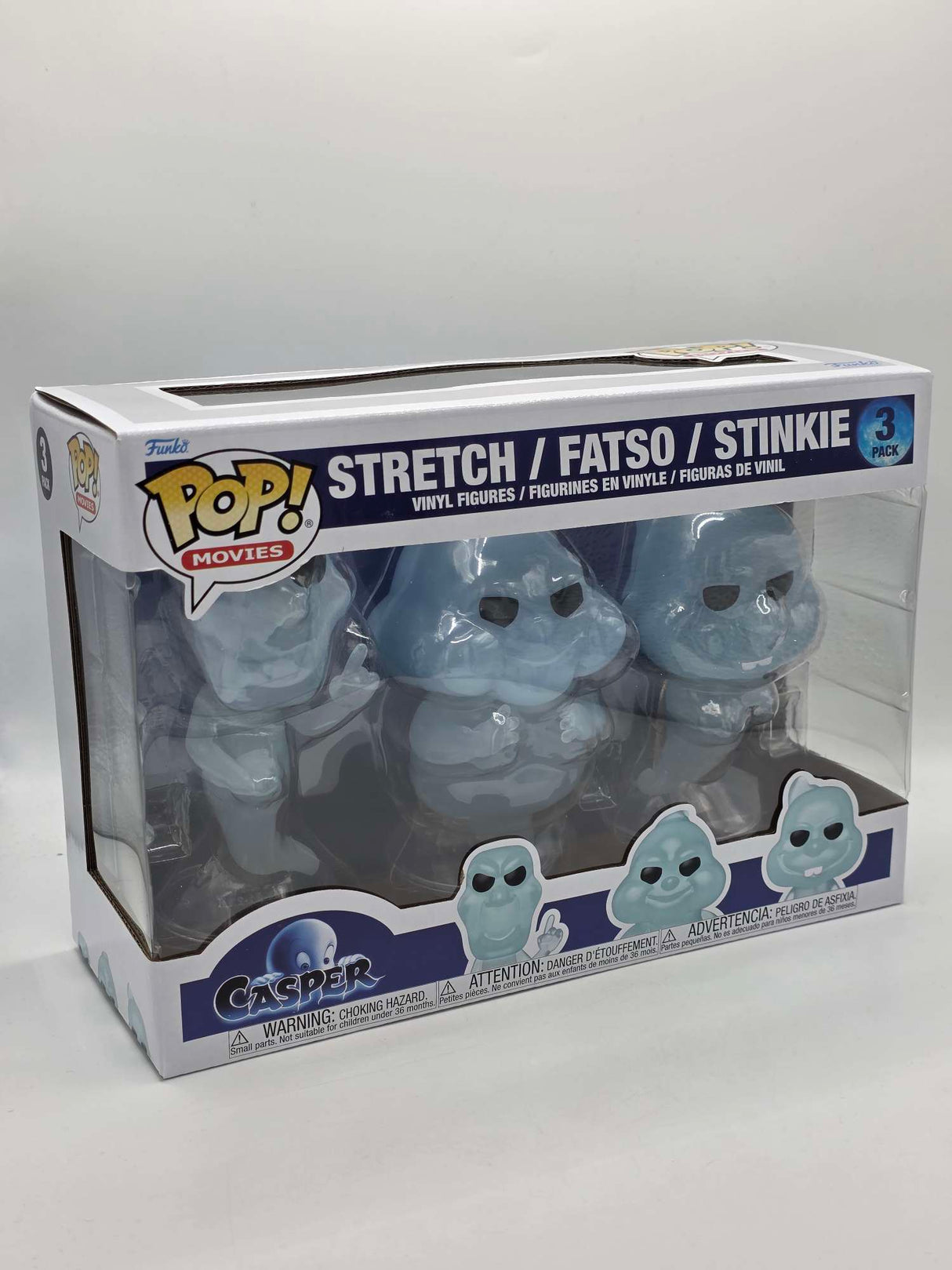 STRETCH / FATSO / STINKIE | Casper 30th Anniversary | Funko Movies | 3 Pack