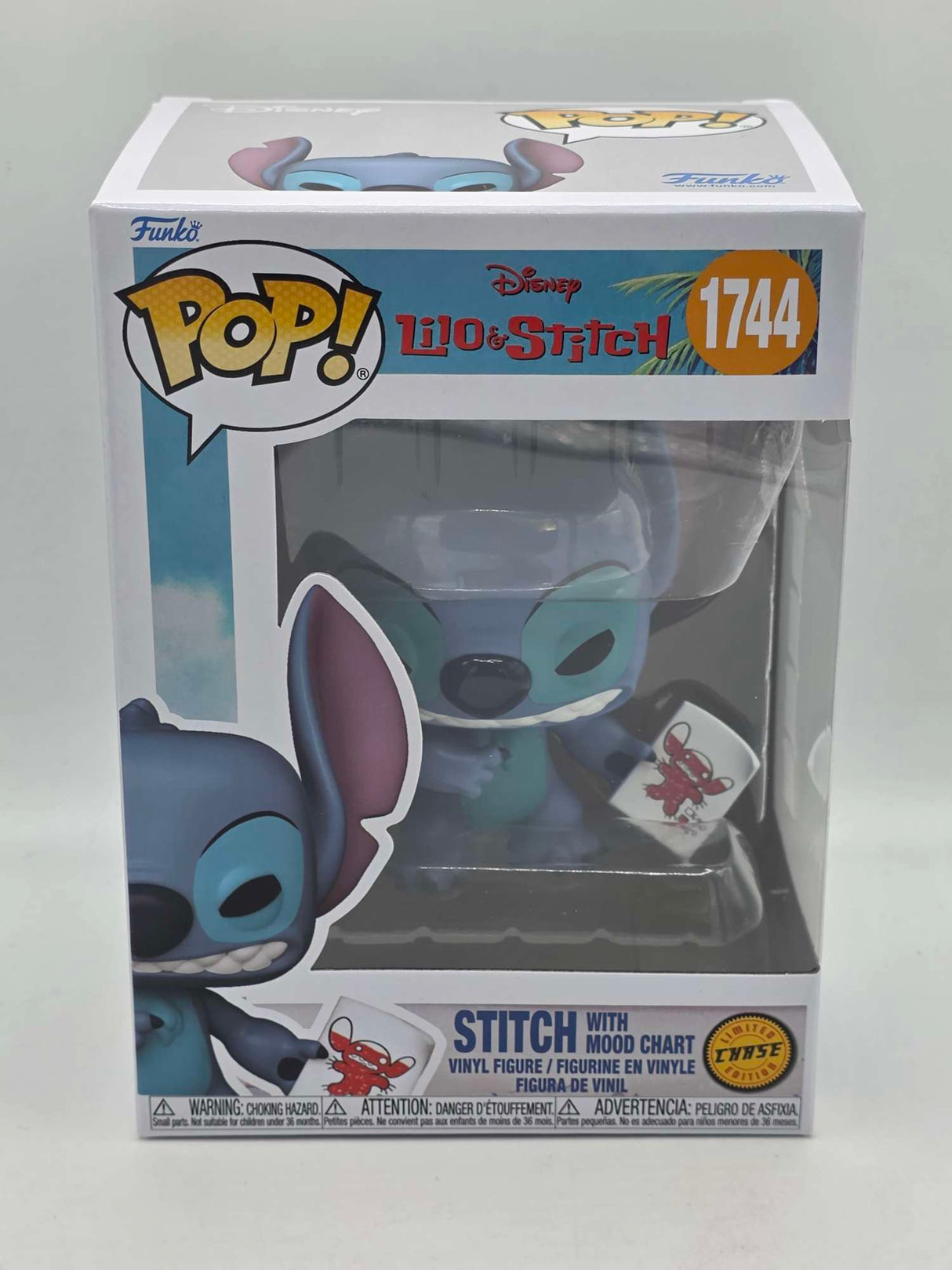 STITCH WITH MOOD CHART BAD (CHASE) | Funko Pop Disney Lilo & Stitch #1744