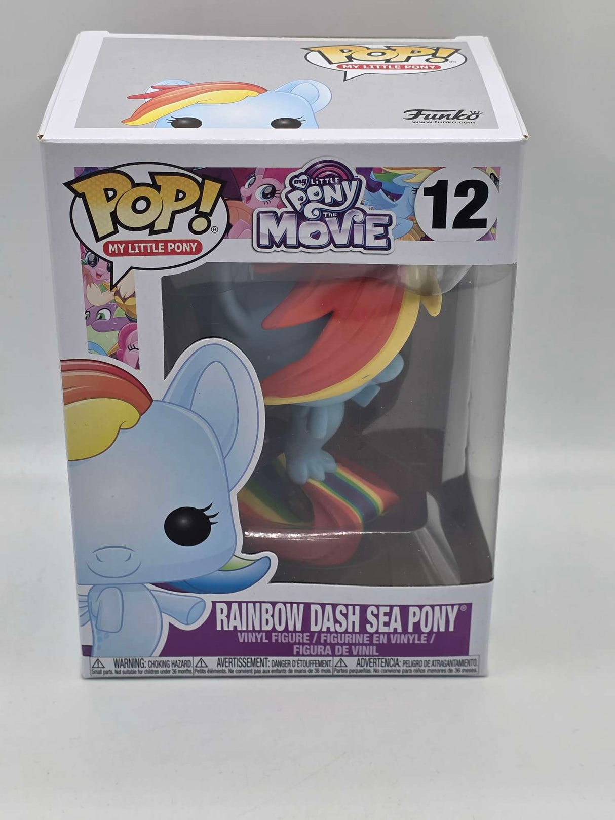 Damaged Box | RAINBOW DASH SEA PONY | My Little Pony Movie | Funko Pop My Little Pony #12
