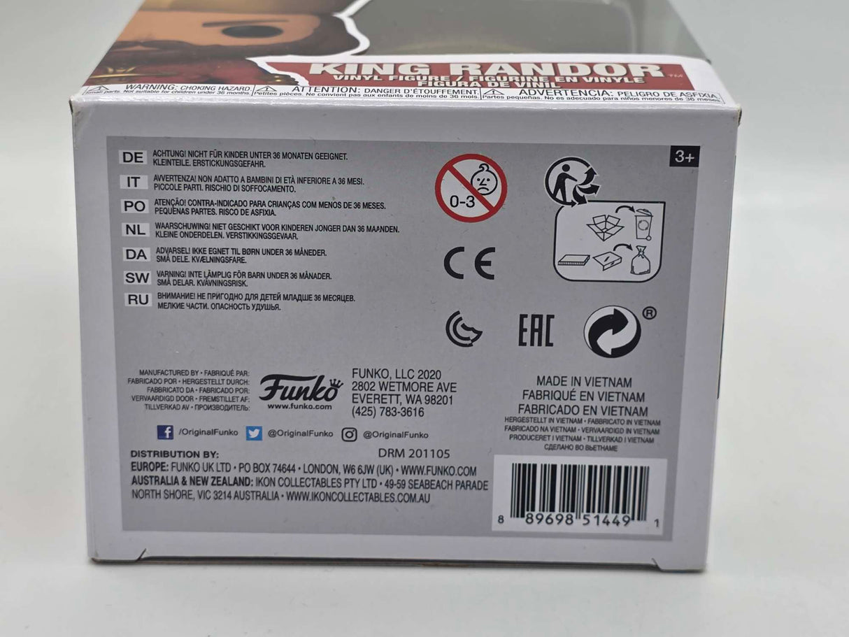 Damaged Box | KING RANDOR | Masters of the Universe | Funko Pop Retro Toys #42