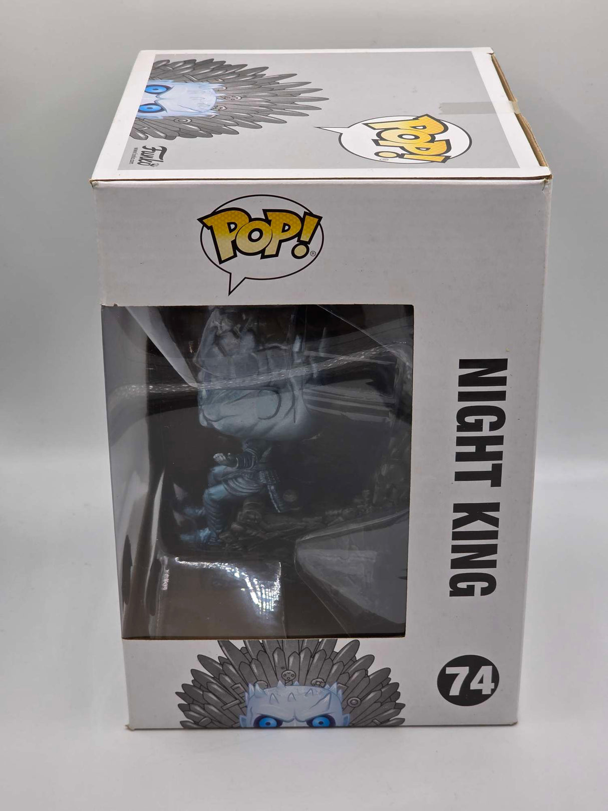Damaged Box | NIGHT KING THRONE METALLIC | Game of Thrones | Funko Pop | 6 Inch #74
