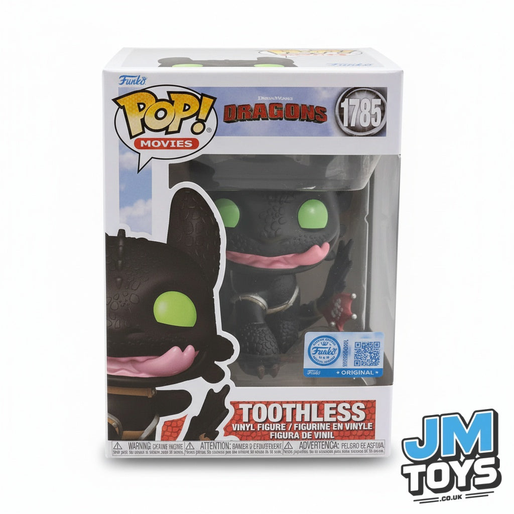 Slight Damaged Box | TOOTHLESS (TONGUE OUT) | How to Train Your Dragon | Funko Pop Movies #1785