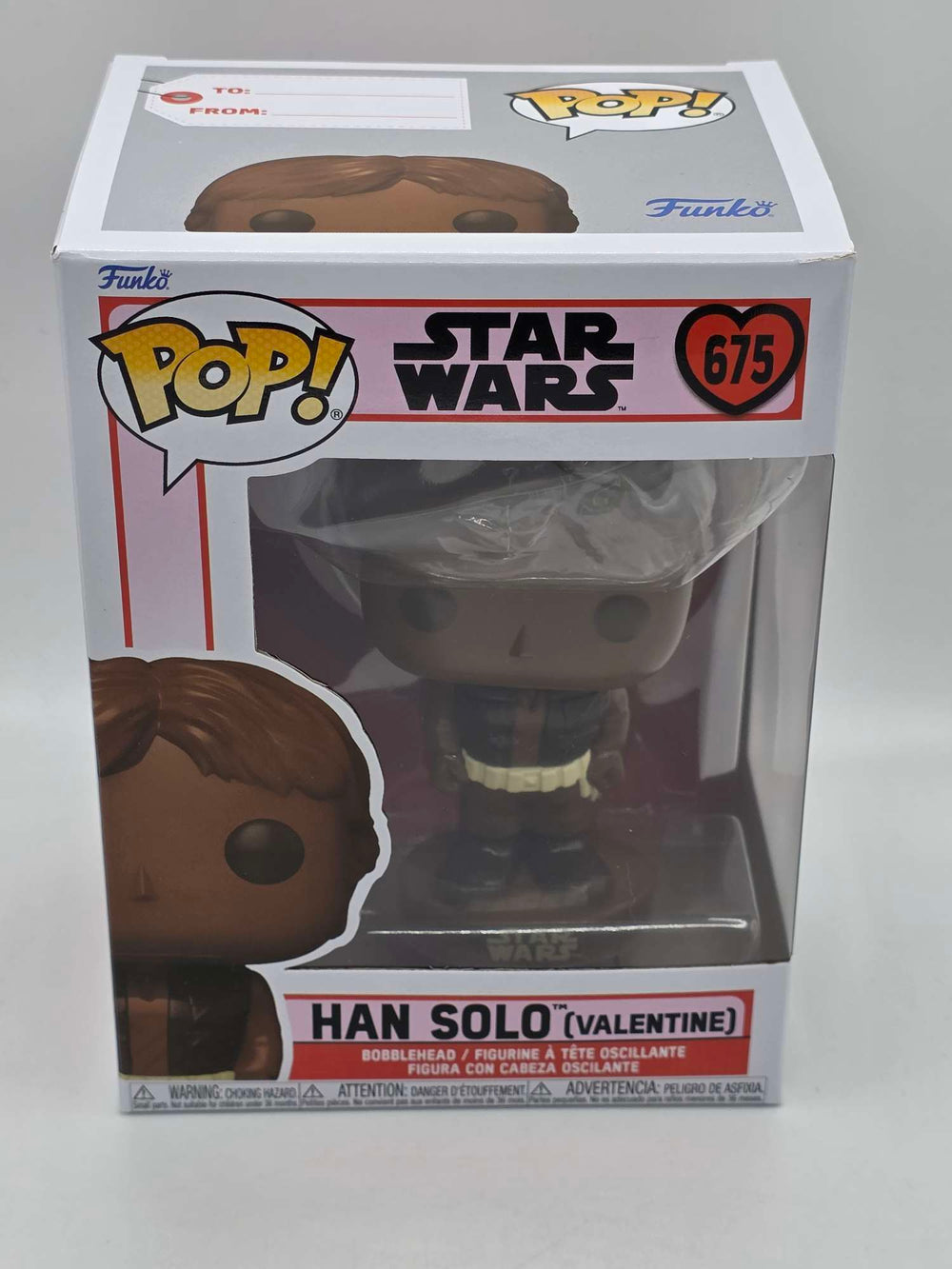 Slight Damaged Box | HAN SOLO (CHOCOLATE) | VALENTINES | Funko Pop Star Wars #675