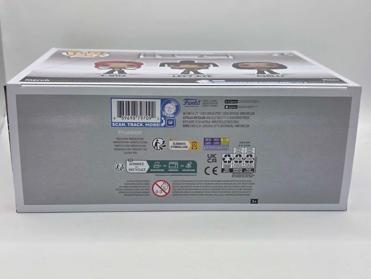 T-BOZ / LEFT EYE / CHILLI | TLC Scrubs | Funko Pop Rocks | 3 PACK