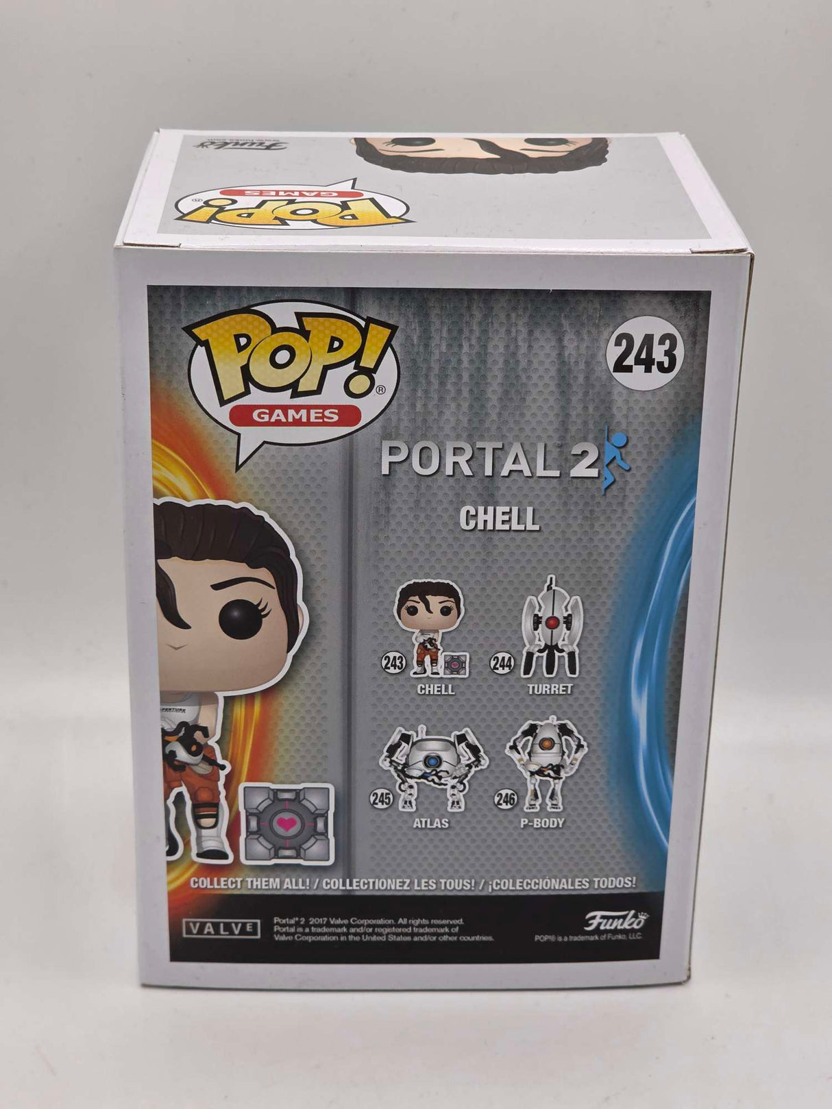 Damaged Box | CHELL | Portal 2 | Funko Pop Games #243
