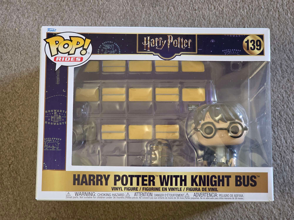 Damaged Box | HARRY POTTER WITH KNIGHT BUS | Funko Pop Rides Super Deluxe #139