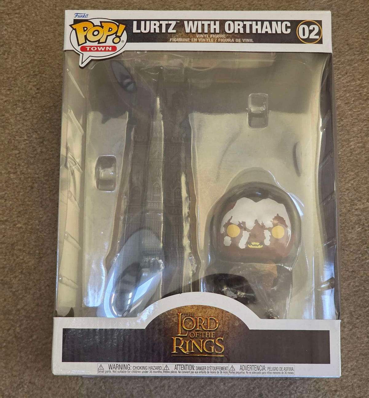 Slight Damaged Box | LURTZ WITH ORTHANIC | Lord of The Rings | Funko Pop Town | 6 INCH #02