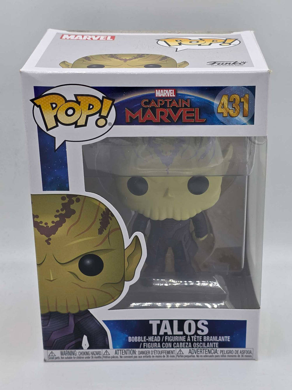 Damaged Box | TALOS | Captain Marvel | Funko Pop Marvel #431