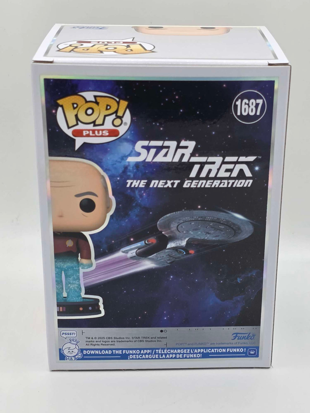 JEAN-LUC PICARD (TRANSPORTER) | Star Trek | Funko Pop Plus | Glitter #1687