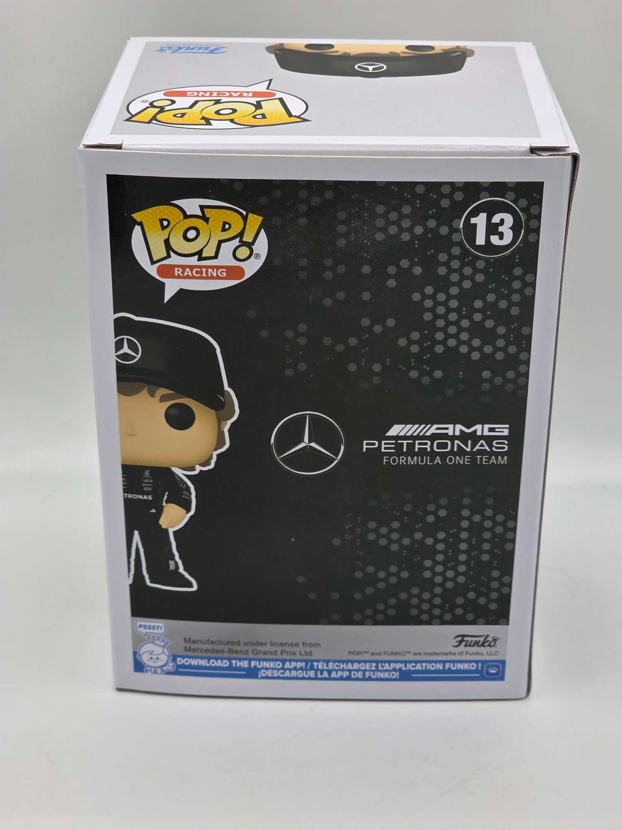 Slight Damaged Box | KIMI ANTONELLI | Formula 1 Mercedes-AMG Petronas | Funko Pop Racing #13