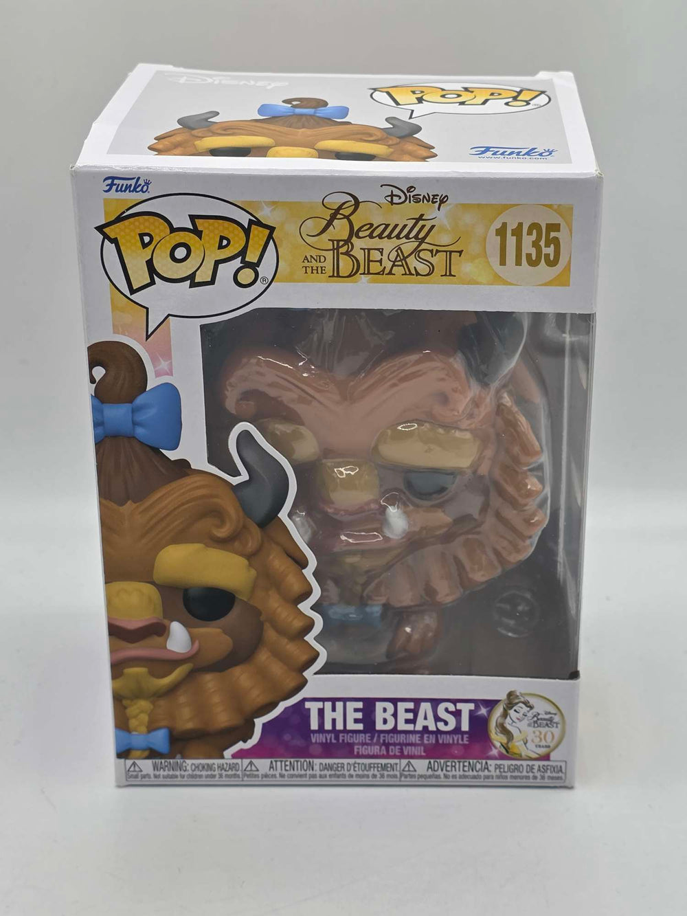 Damaged Box | THE BEAST WITH CURLS | Funko Pop Disney | Beauty and the Beast #1135