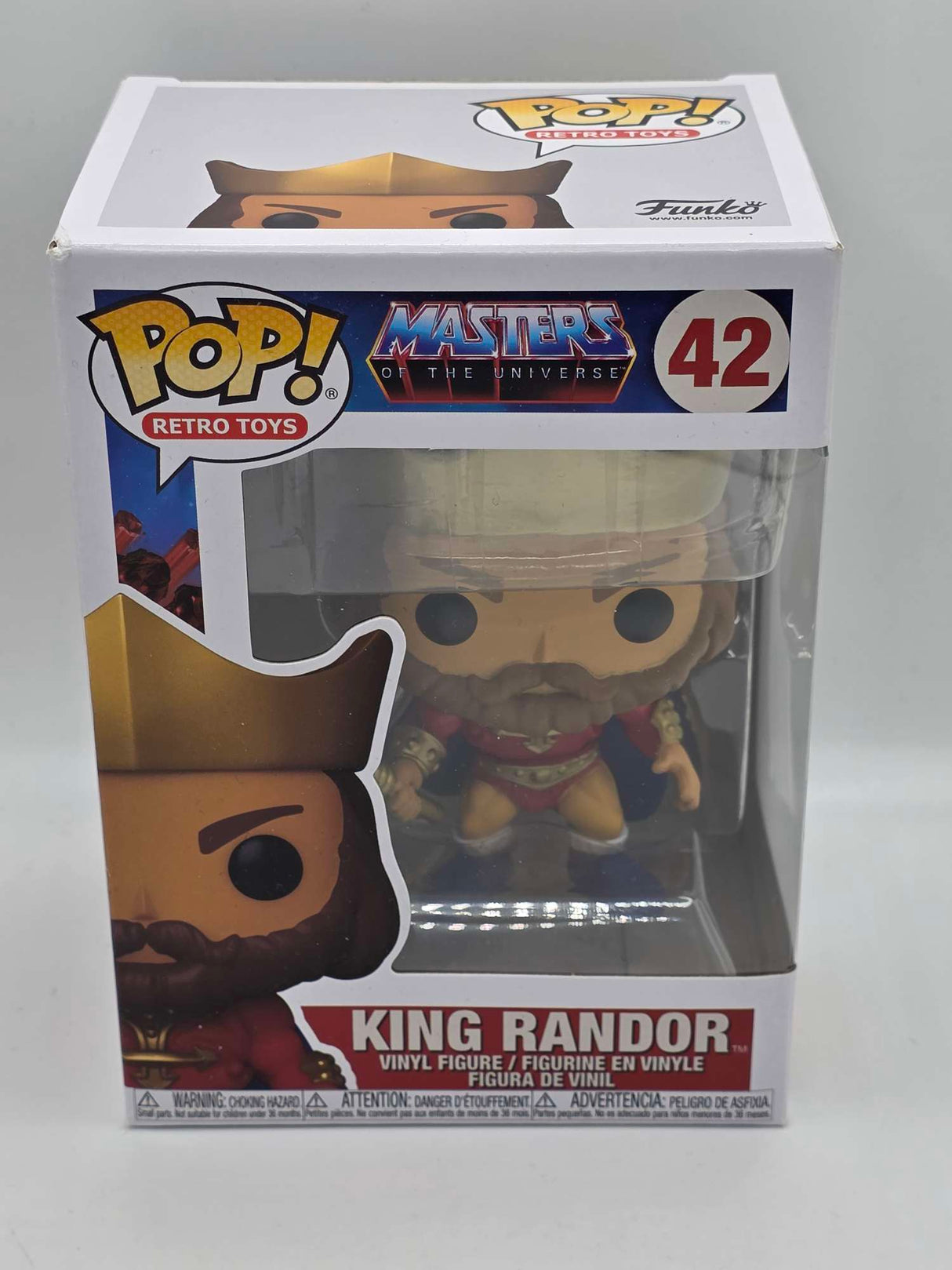 Damaged Box | KING RANDOR | Masters of the Universe | Funko Pop Retro Toys #42