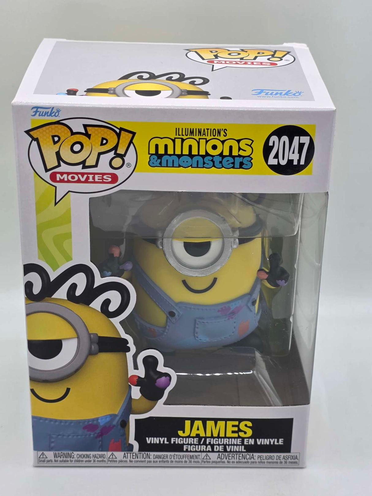 Slight Damaged Box | JAMES | Minions & Monsters | Funko Movies | #2047