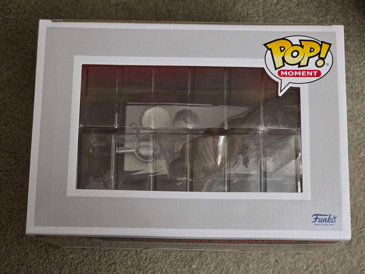 Slight Damaged Box | TIM MURPHY & VELOCIRAPTORS | Jurassic Park | Funko Pop! Moment #1199