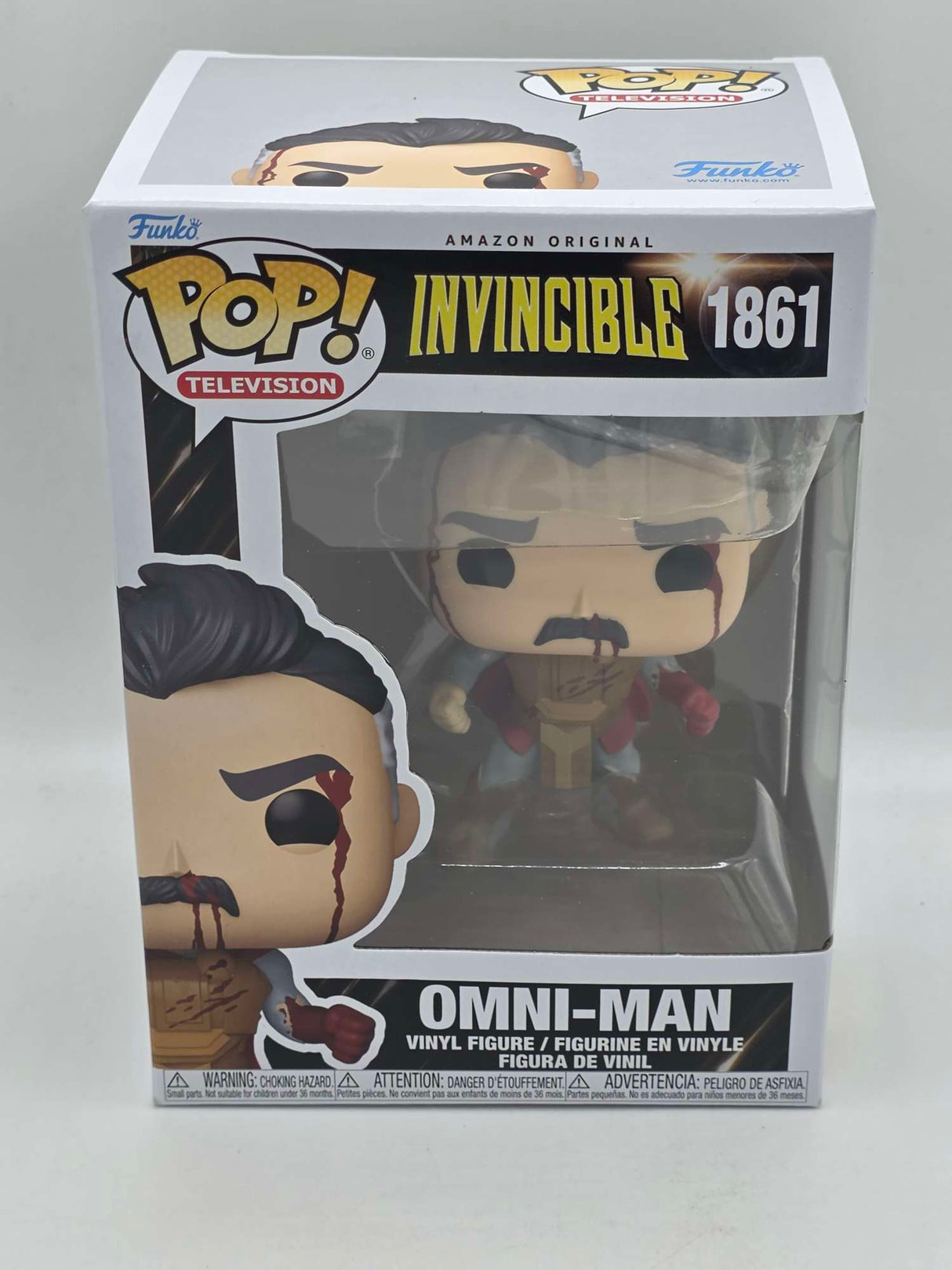 Funko Pop! Television Invincible OMNI-MAN (Bloody) Vinyl Figure #1861