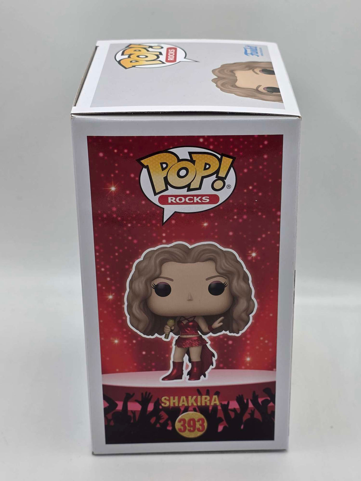 Damaged Box | SHAKIRA SUPER BOWL | Funko Pop Rocks | Metallic #393