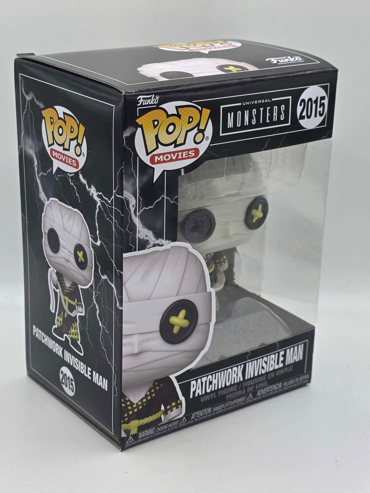 Funko Pop! Movies Universal Monsters PATCHWORK INVISIBLE MAN Vinyl Figure #2015