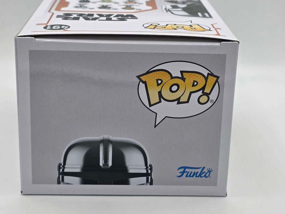 THE MANDALORIAN (WITH DARKSABER) | Funko Pop Star Wars | Glow Chrome #491