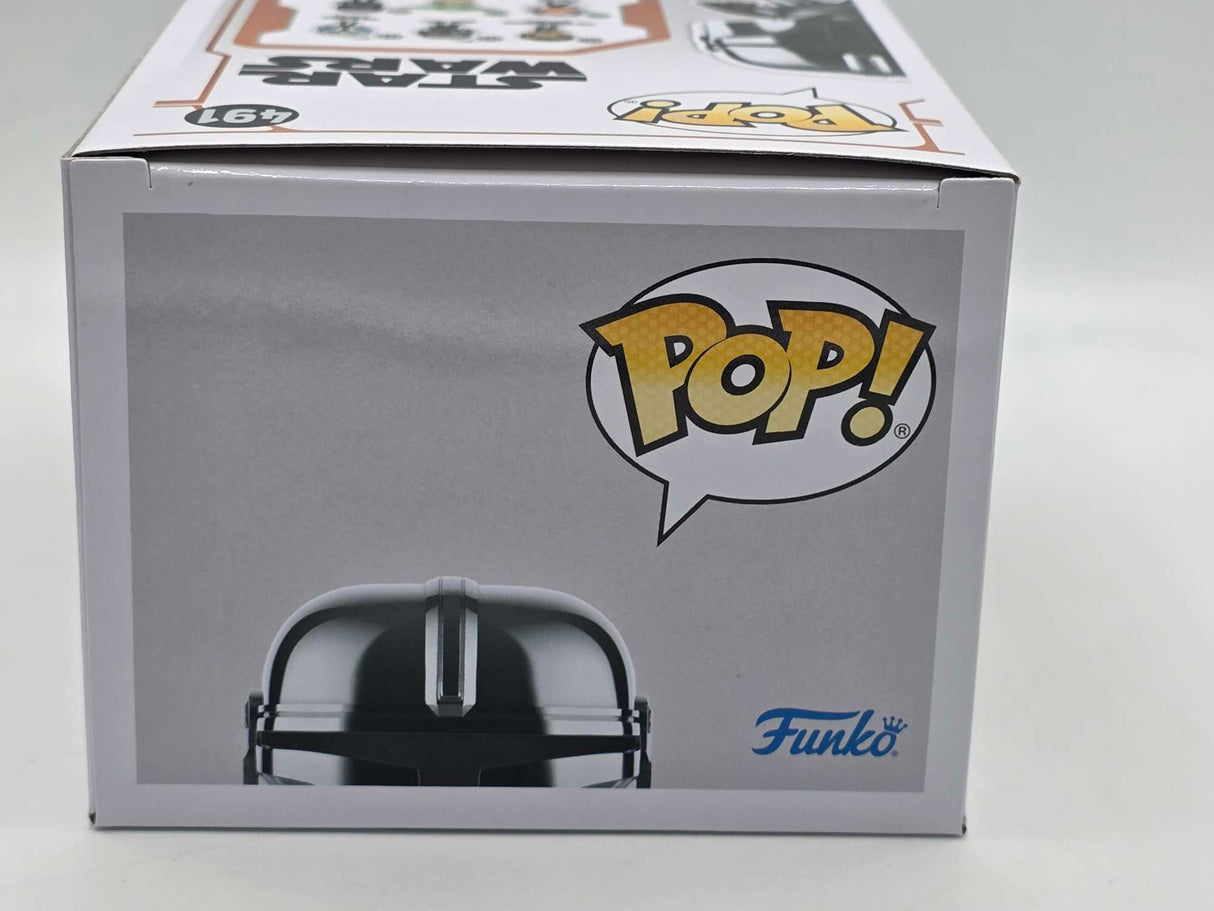 THE MANDALORIAN (WITH DARKSABER) | Funko Pop Star Wars | Glow Chrome #491