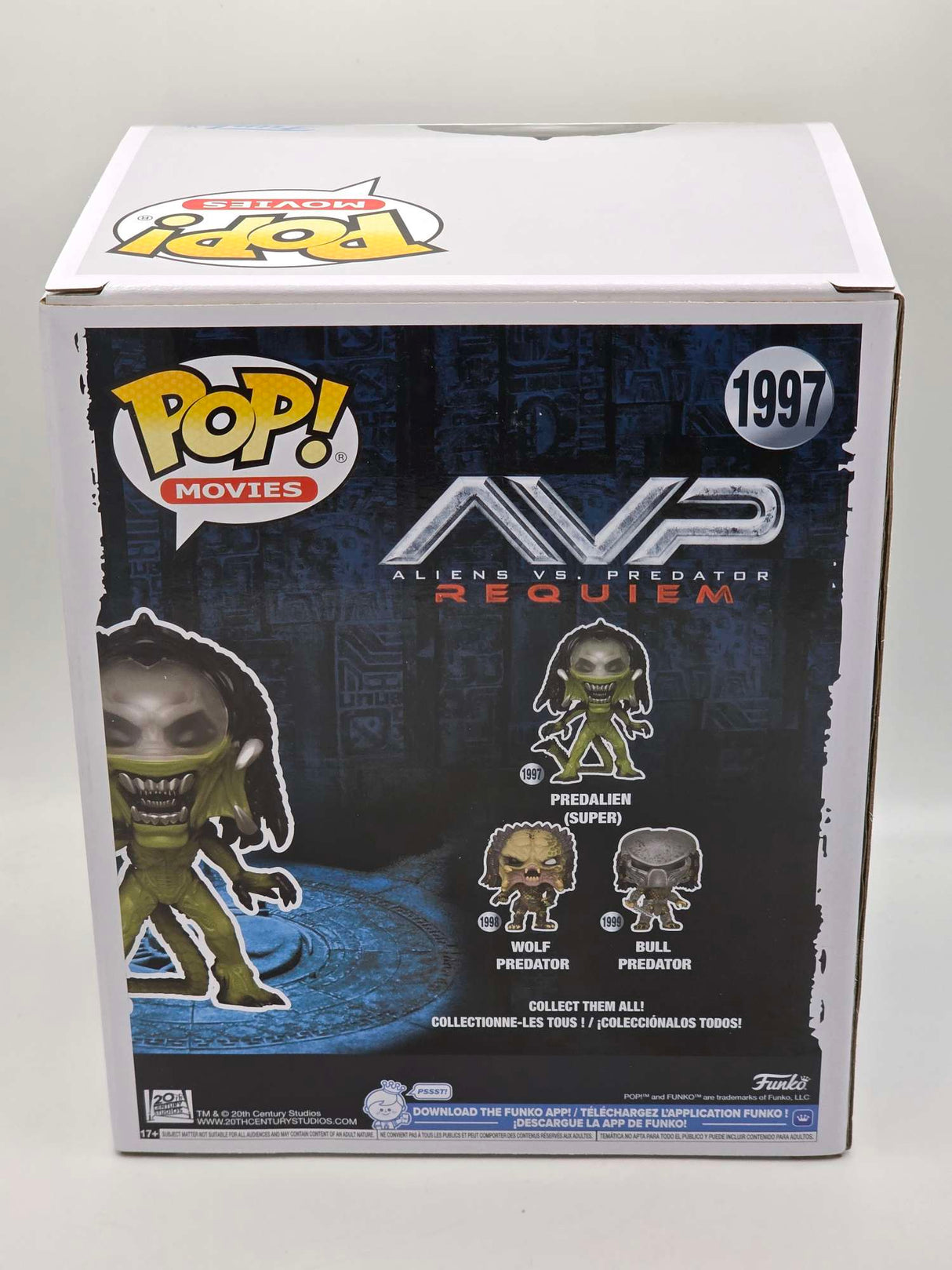 Funko Pop! Movies Aliens vs Predator AVP Requiem PREDALIEN 6 Inch #1997