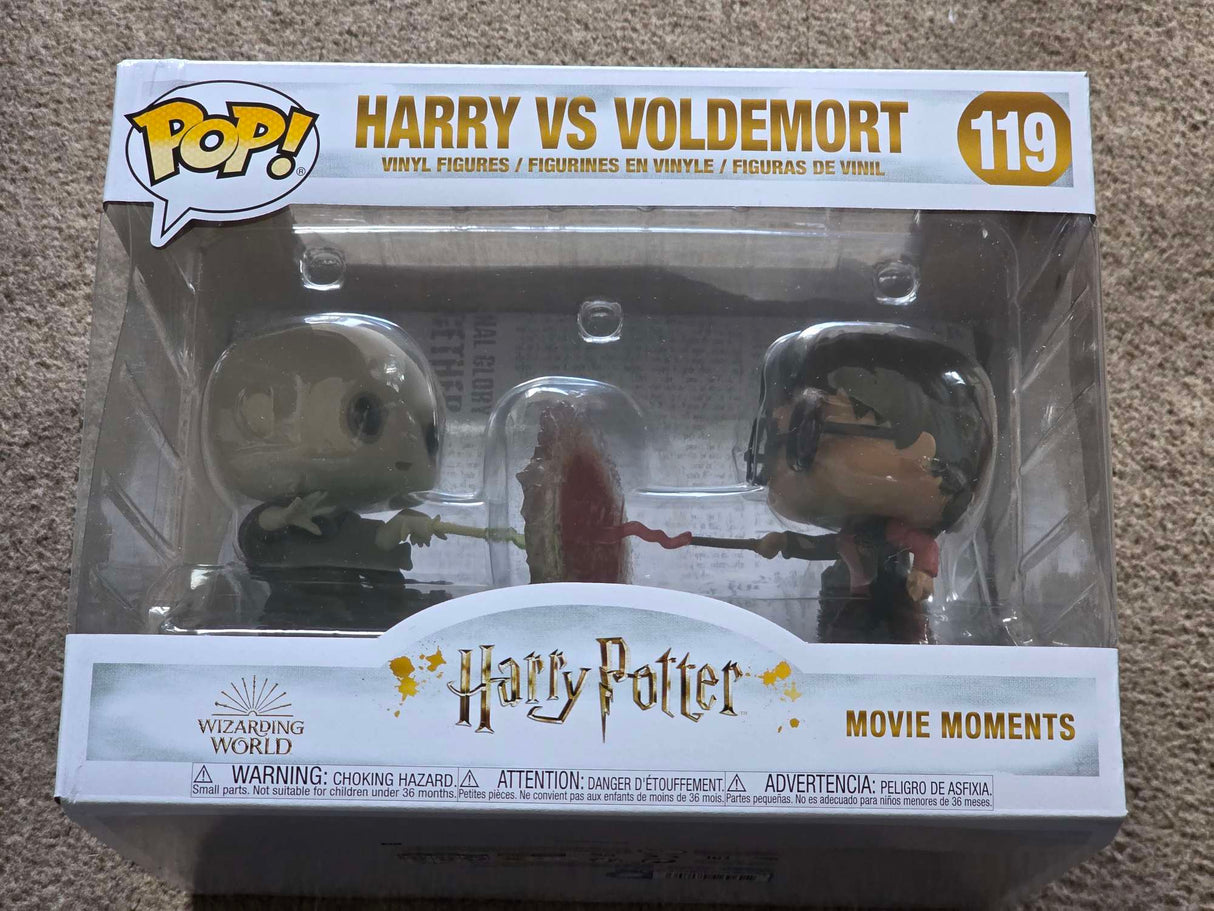 Damaged Box | Harry vs Voldemort | Harry Potter | Funko Pop Moment #119