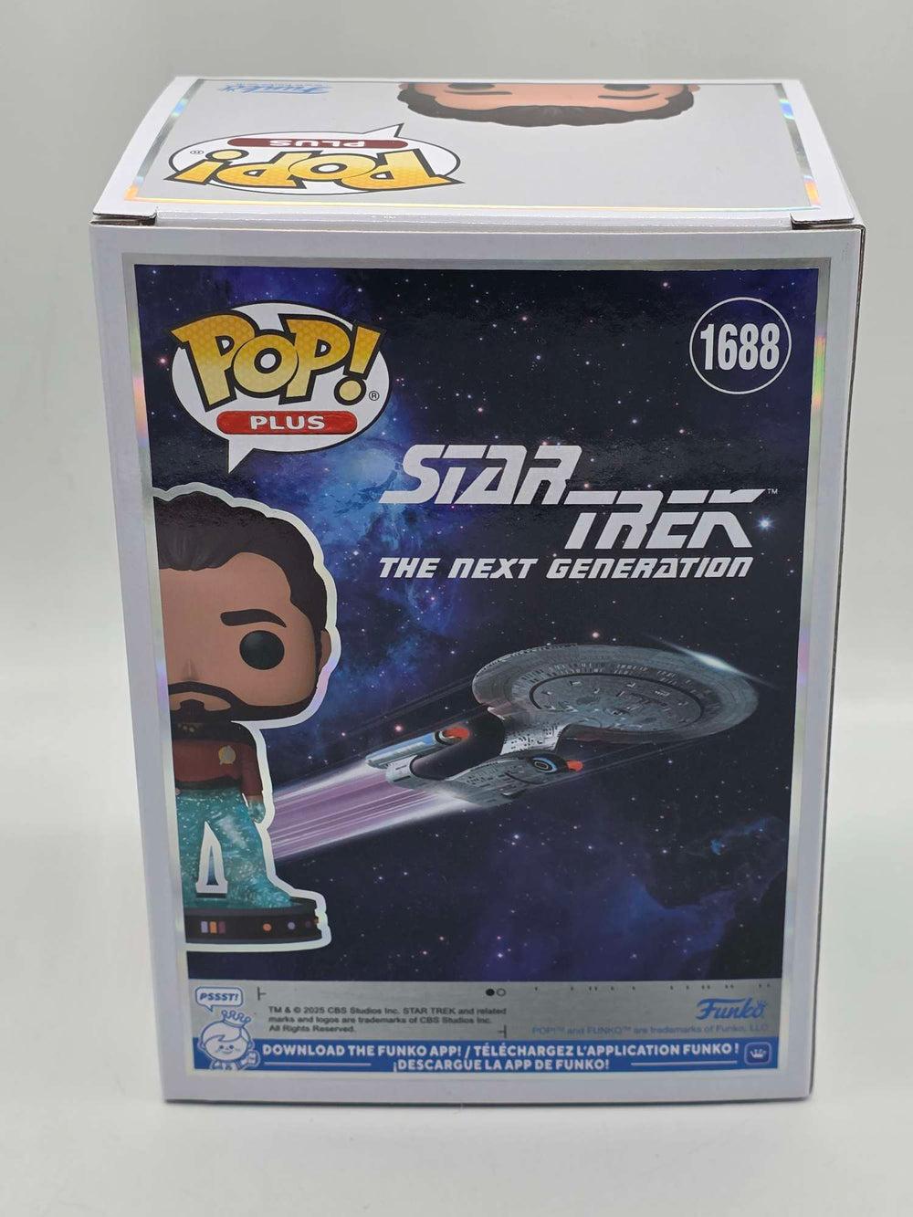 WILLIAM T. RIKER (TRANSPORTER) | Star Trek | Funko Pop Plus | Glitter #1688