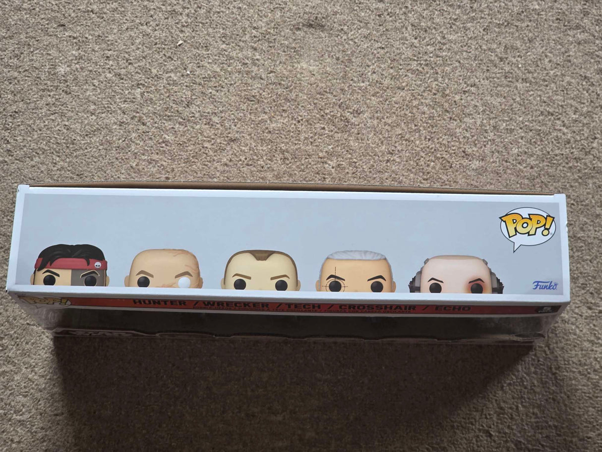 Damaged Box | THE BAD BATCH 5 PACK | Funko Pop Star Wars | Hunter | Wrecker | Tech | Crosshair | Echo