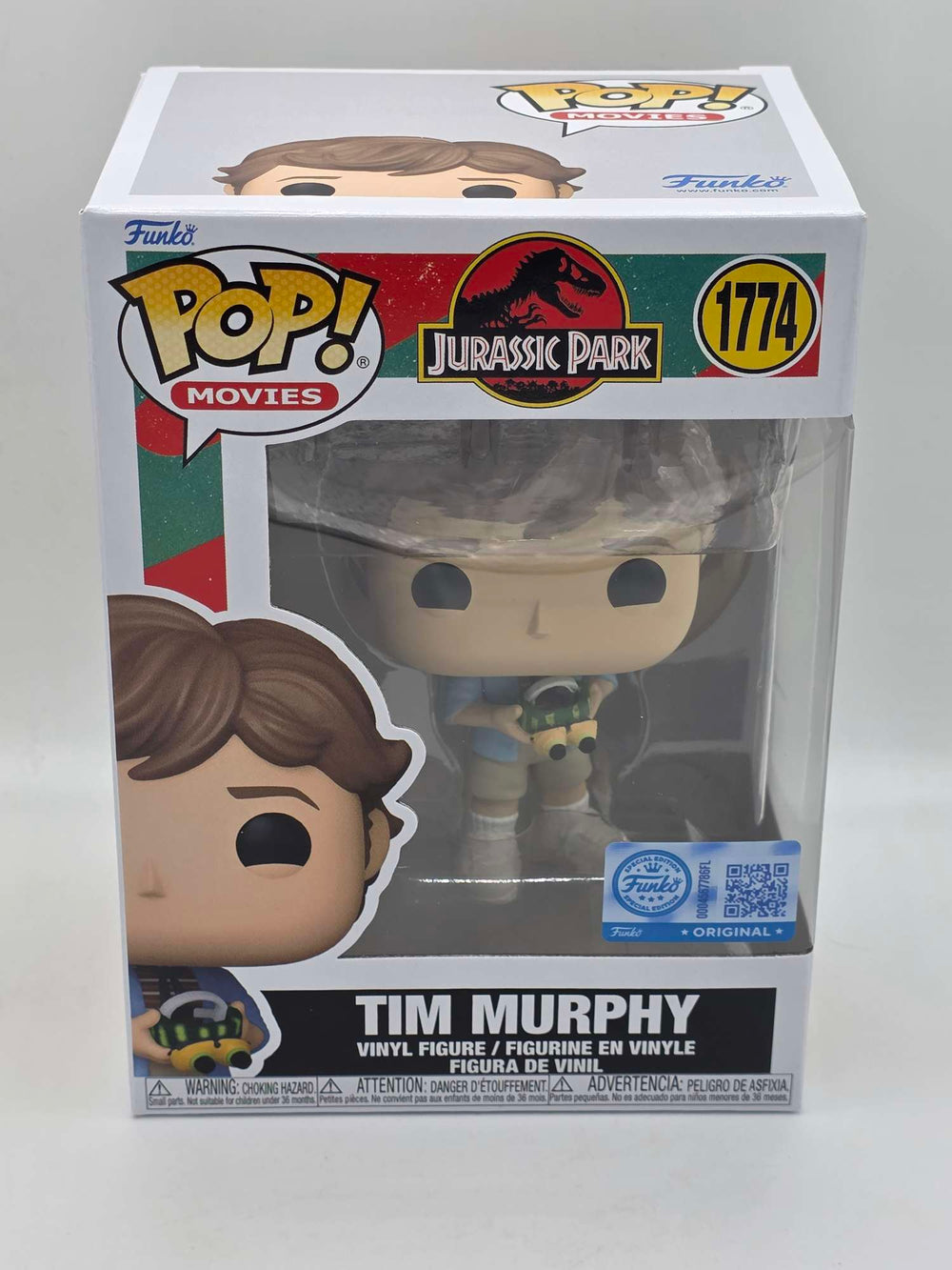 TIM MURPHY (WITH GOGGLES) | Jurassic Park | Funko Pop Movies #1774