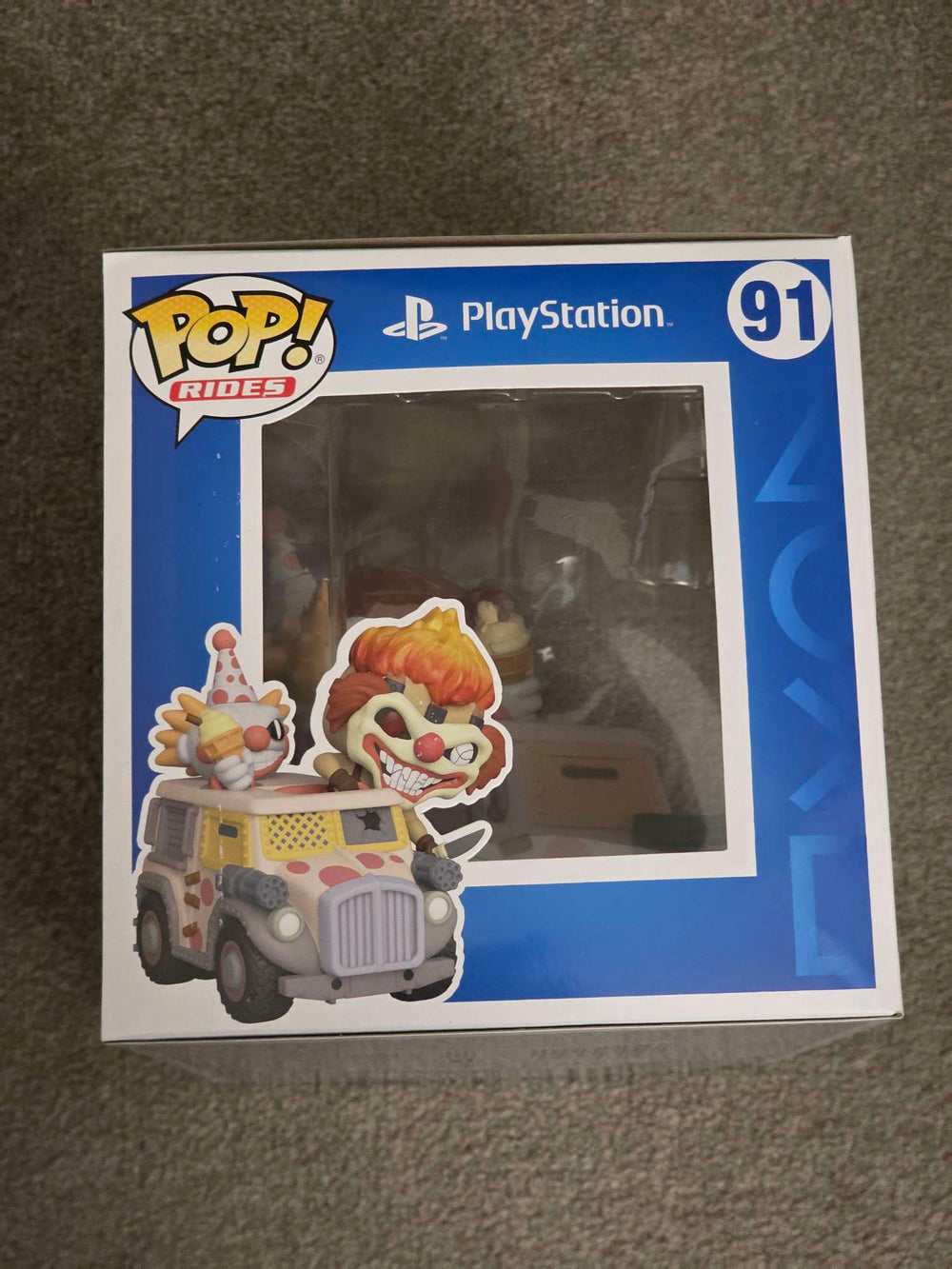 Slight Damaged Box | SWEET TOOTH & ICE CREAM TRUCK | PlayStation Twisted Metal | Funko Pop Rides #91