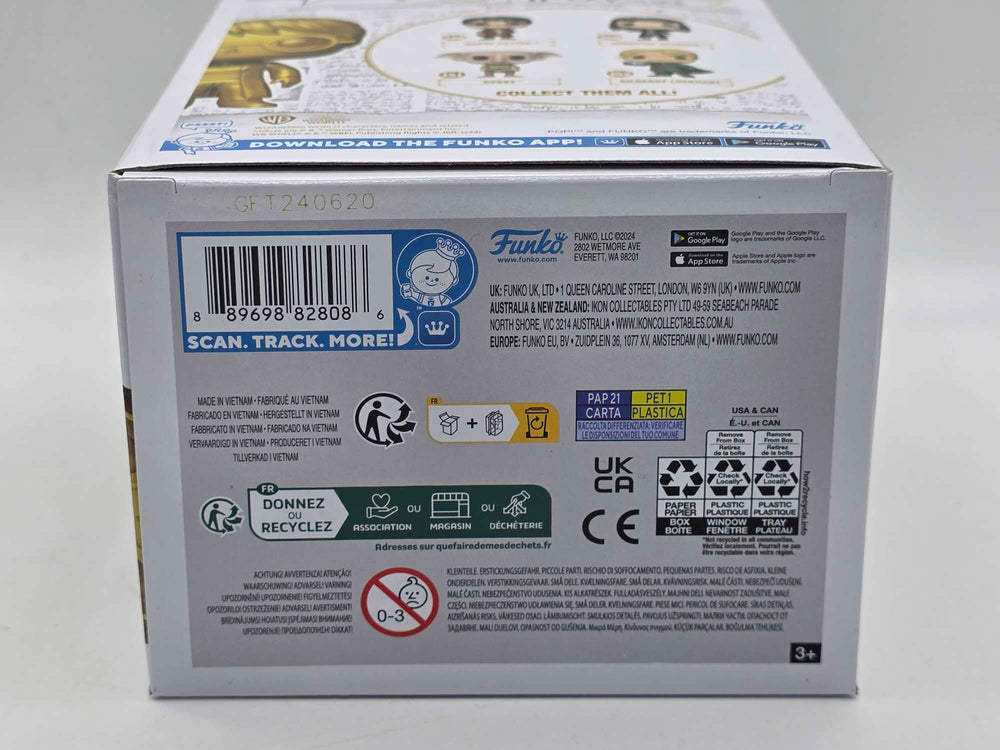 Damaged Box | HARRY POTTER | Funko Pop Harry Potter | Gold #01