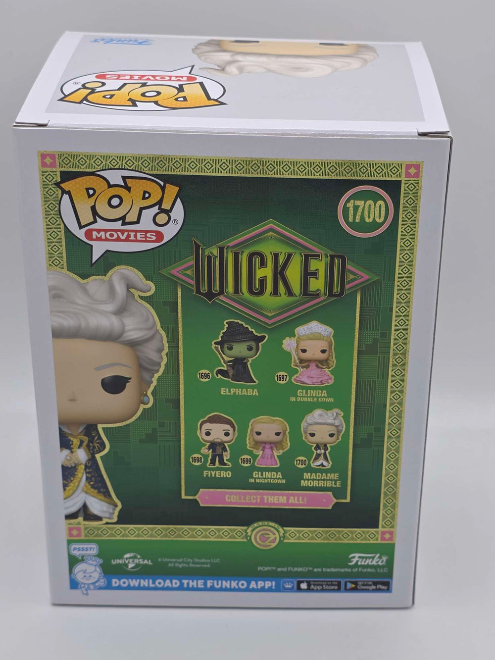 Slight Damaged Box | MADAME MORRIBLE | Wicked | Funko Pop Movies #1700