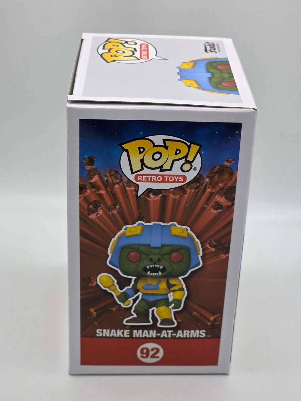 Damaged Box |  SNAKE MAN-AT-ARMS | Funko Pop Retro Toys | Masters of the Universe #92