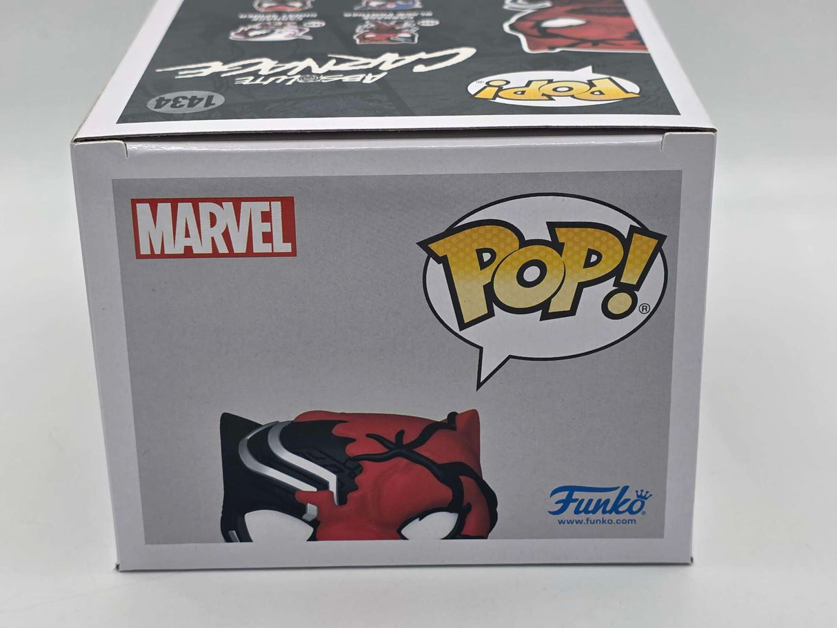 Damaged Box | ABSOLUTE CARNAGE | Carnage Black Panther | Funko Pop Marvel #1434