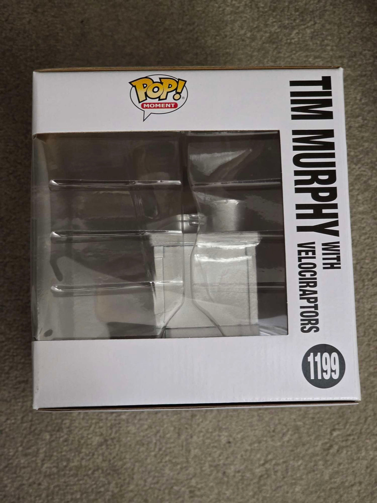 Slight Damaged Box | TIM MURPHY & VELOCIRAPTORS | Jurassic Park | Funko Pop! Moment #1199