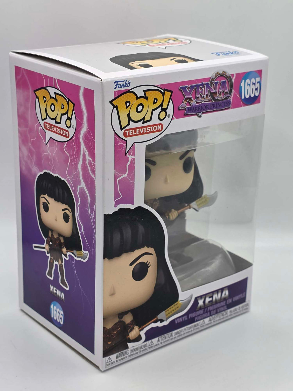 Damaged Box | XENA WITH SPEAR | Funko Pop Television | Xena Warrior Princess #1665