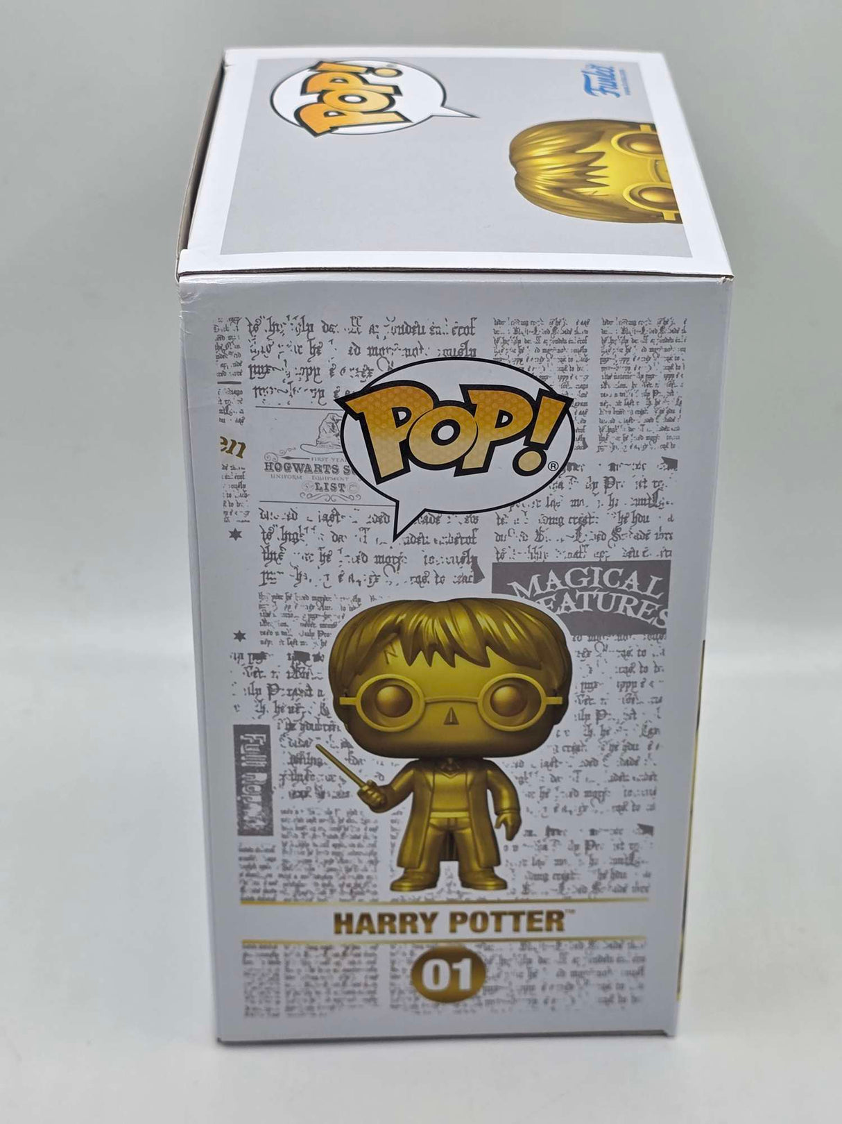 Damaged Box | HARRY POTTER | Funko Pop Harry Potter | Gold #01