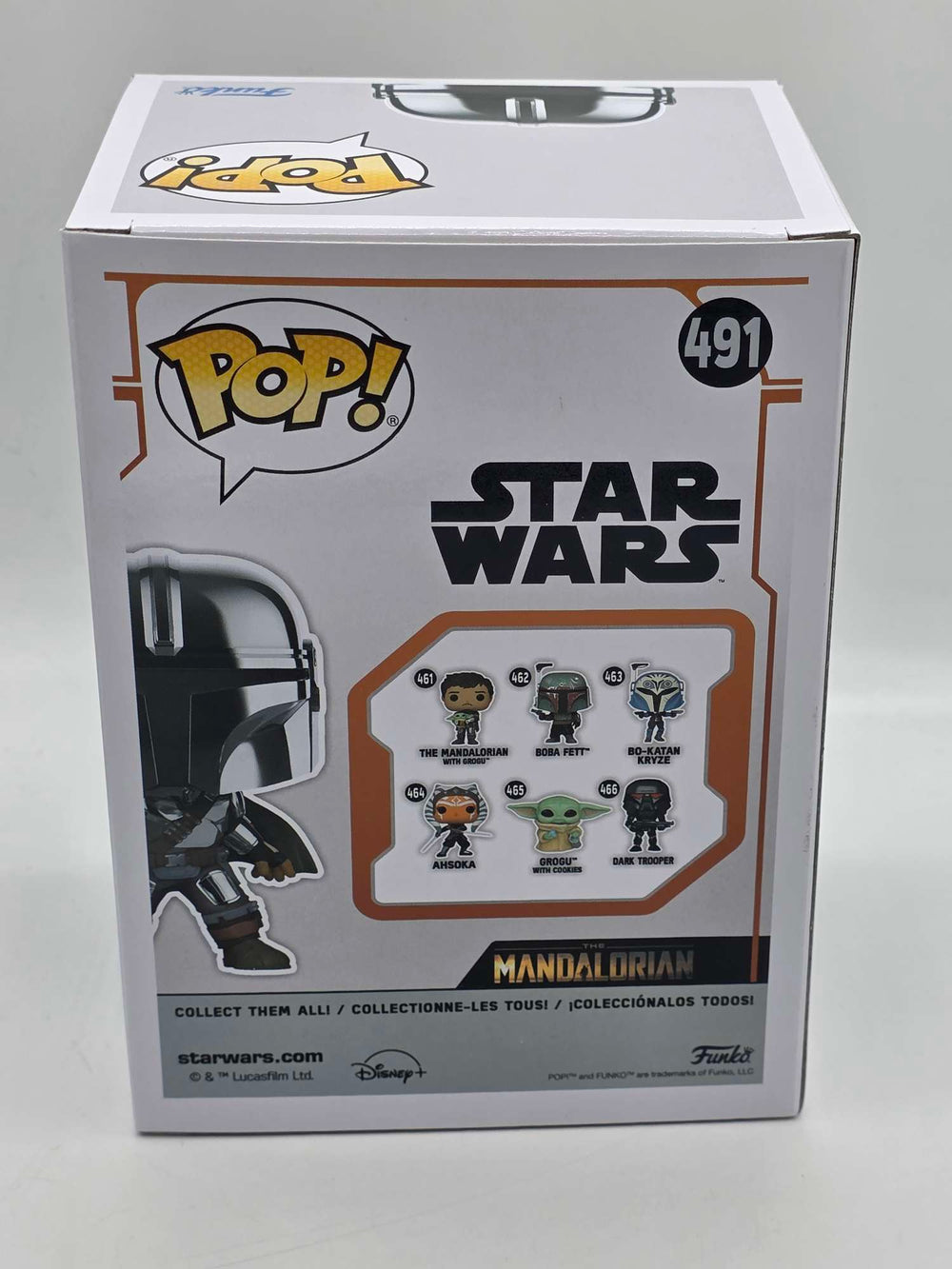 THE MANDALORIAN (WITH DARKSABER) | Funko Pop Star Wars | Glow Chrome #491