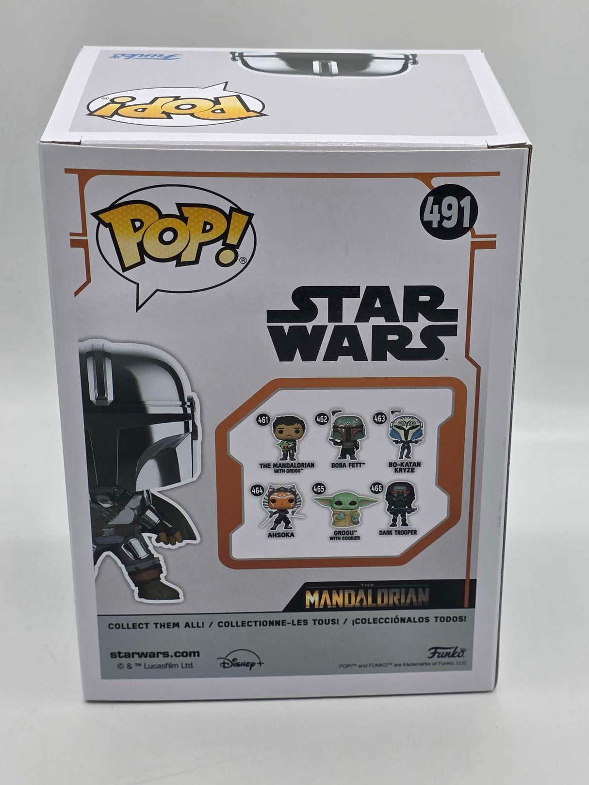 THE MANDALORIAN (WITH DARKSABER) | Funko Pop Star Wars | Glow Chrome #491