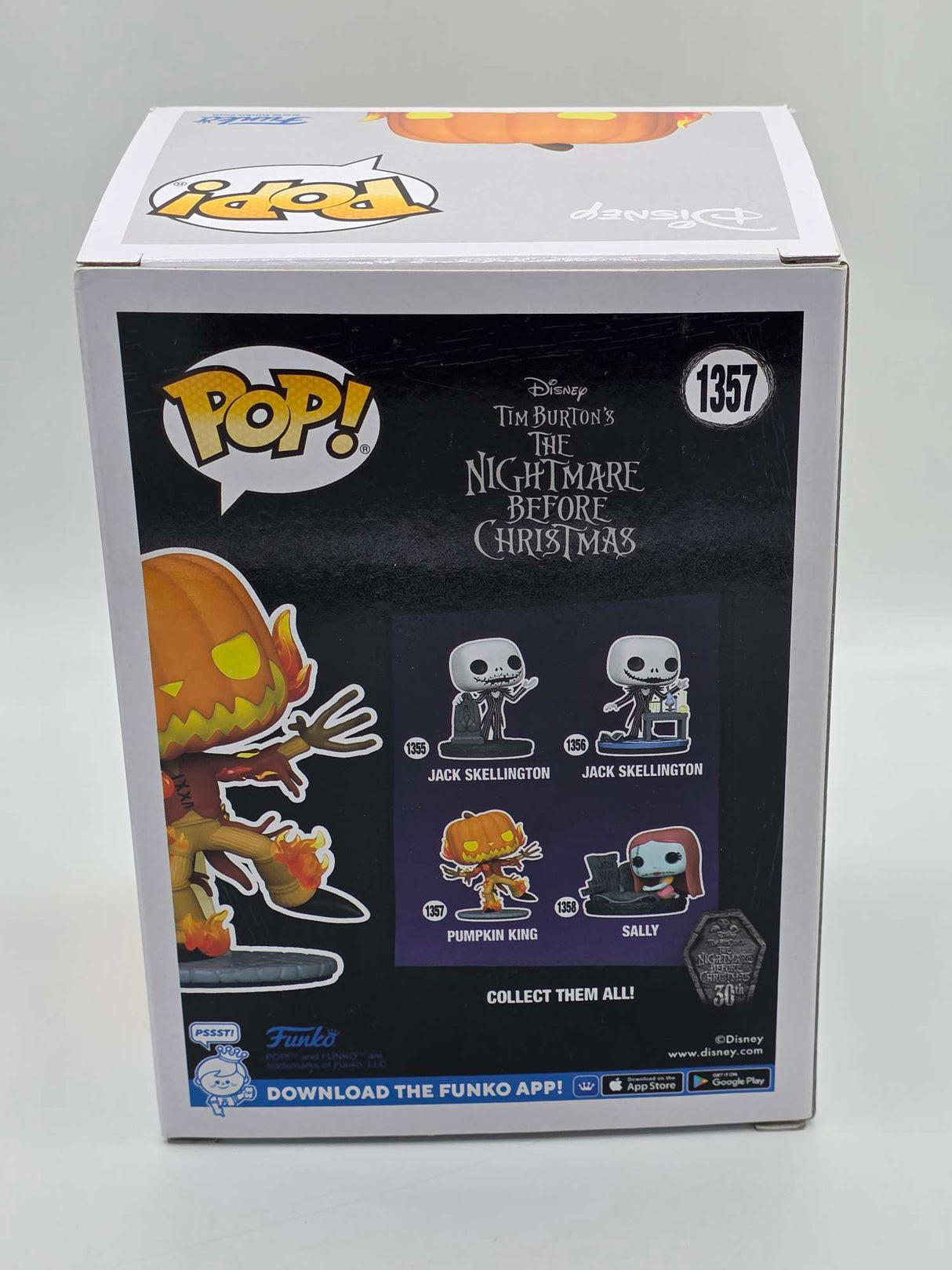 PUMPKIN KING (ON FIRE) | The Nightmare Before Christmas | Funko Pop Disney #1357 SCENTED