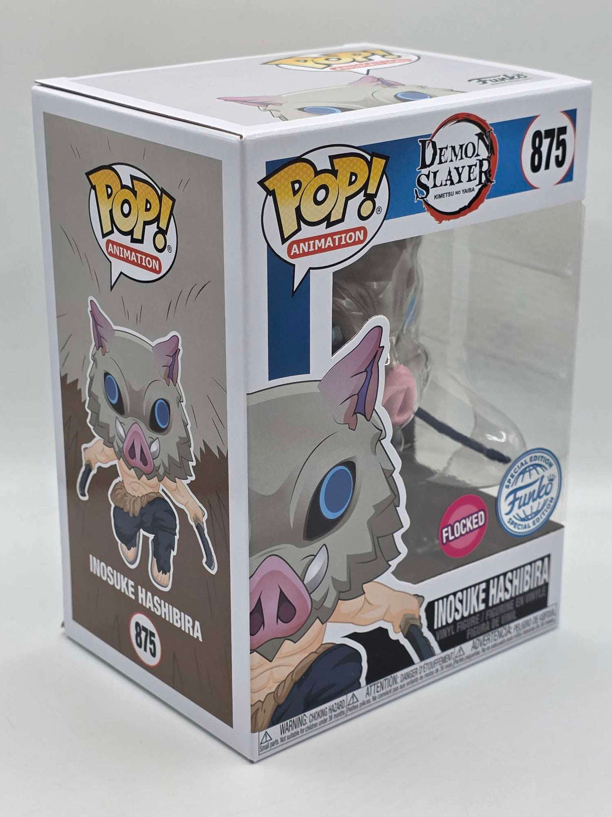 INOSUKE HASHIBIRA (MASKED) | Demon Slayer | Funko Pop Animation | Flocked #875