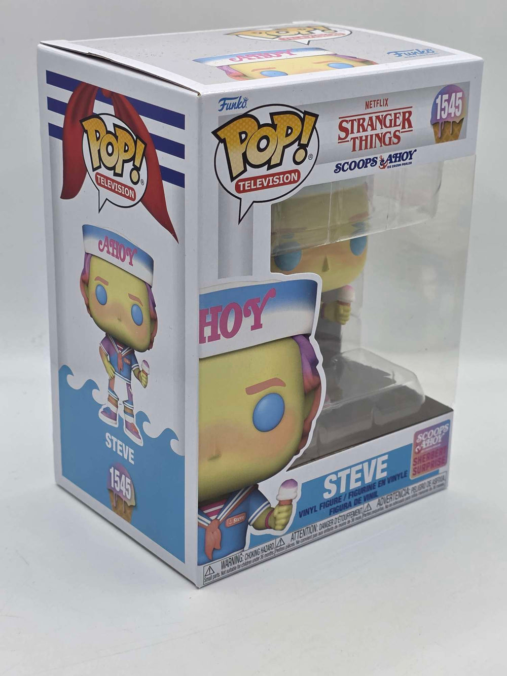 Damaged Box | STEVE (SCOOPS AHOY) | Stranger Things | Funko Pop Television #1545