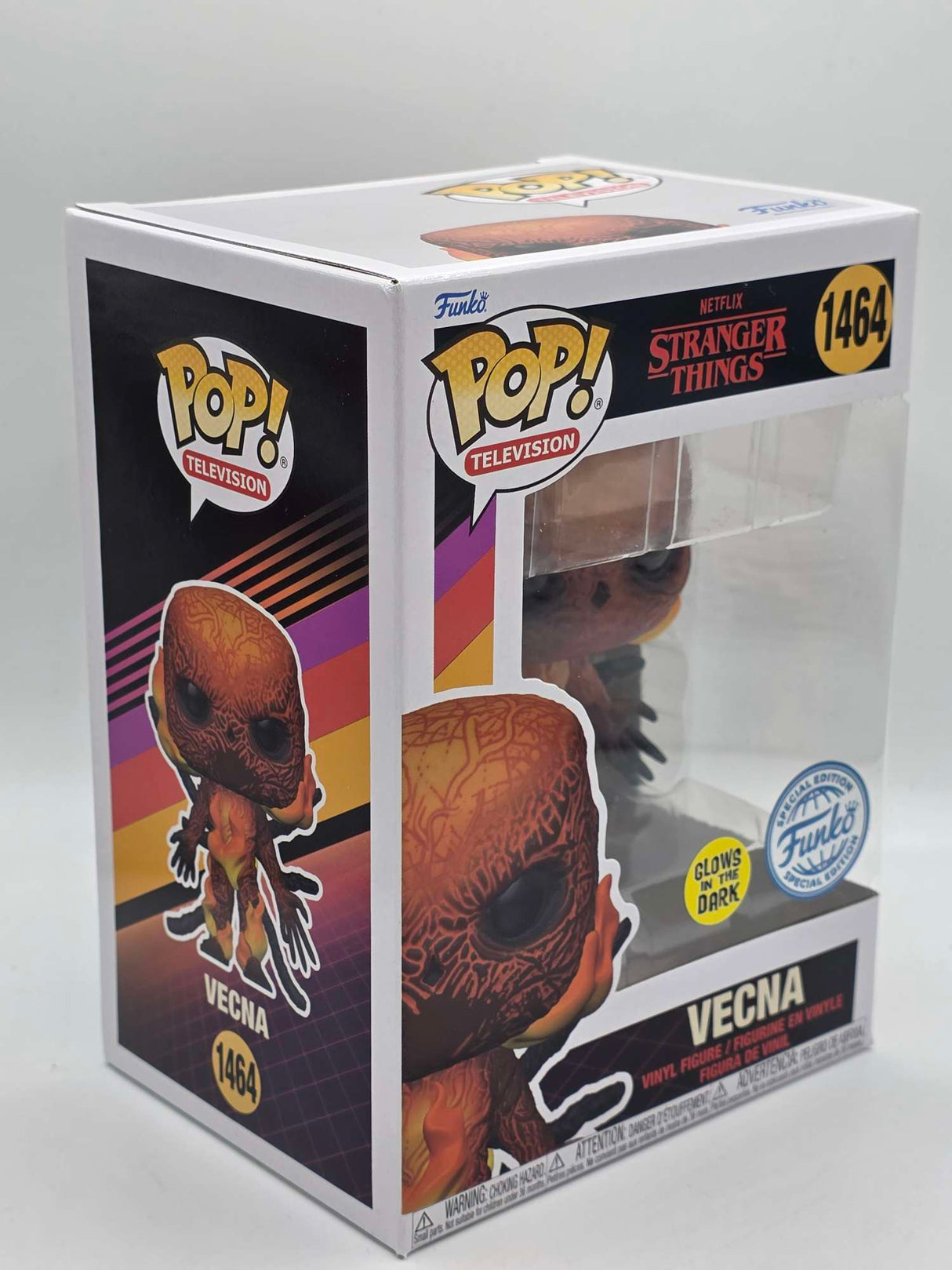 VECNA (WITH FLAMES) | Stranger Things | Funko Pop Television | Glow in the Dark #1464