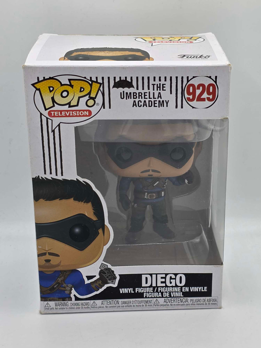 Damaged Box | DIEGO | The Umbrella Academy | Funko Pop Television #929