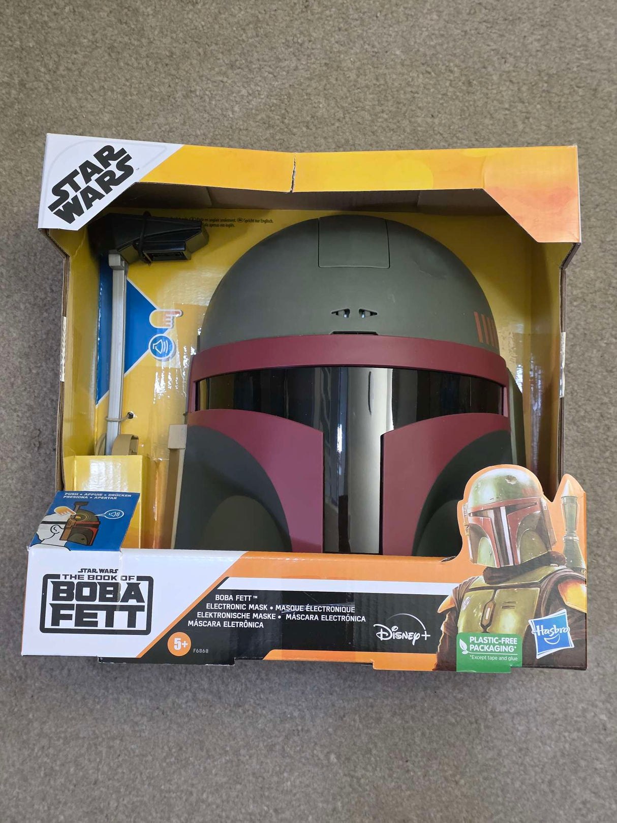 Damaged Box | Hasbro Star Wars | Boba Fett | Electronic Mask | Kids Roleplay Toys